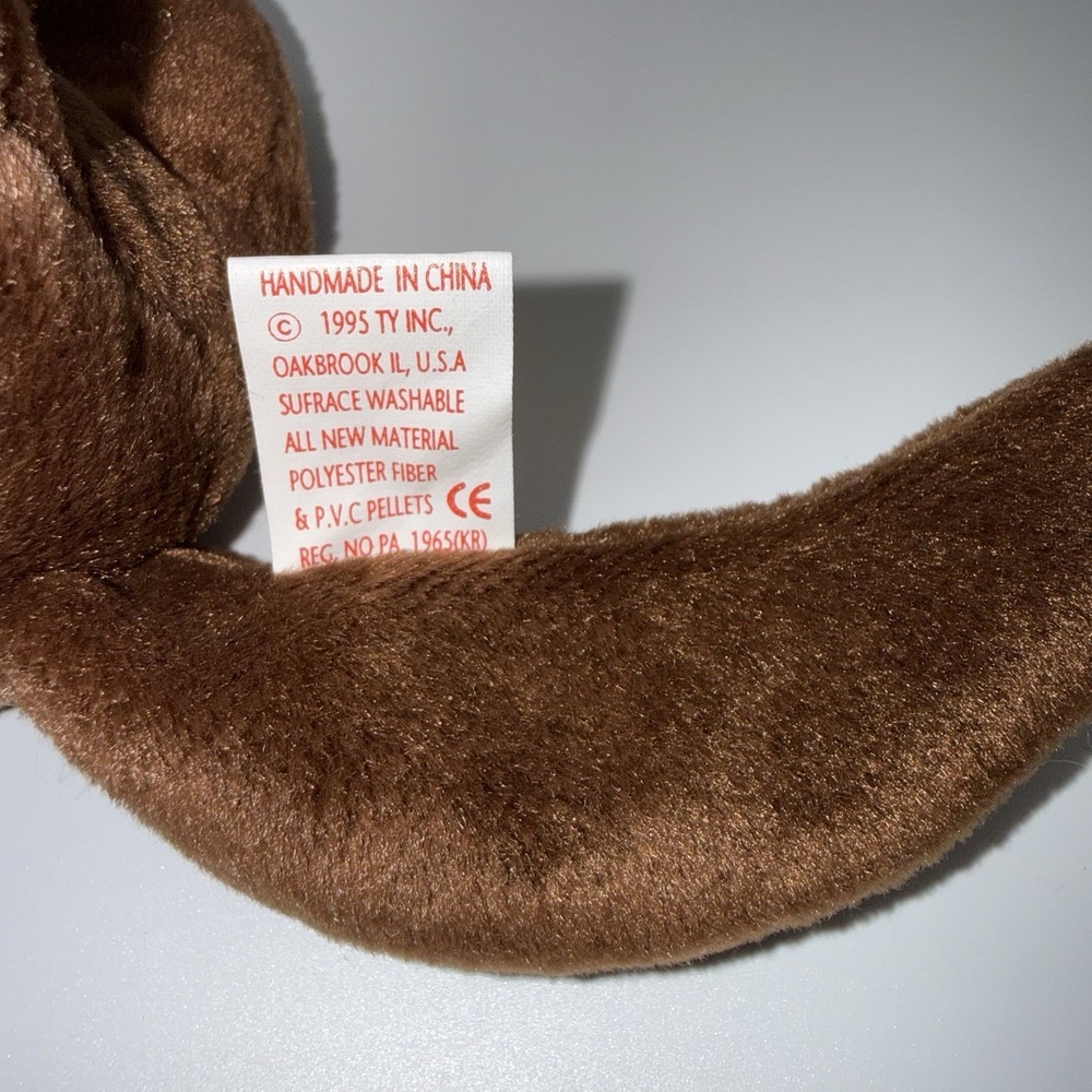 TY Beanie Baby Seaweed The Otter Style #4080 With Tag 1995/1996 PVC Retired - Picture 8 of 8